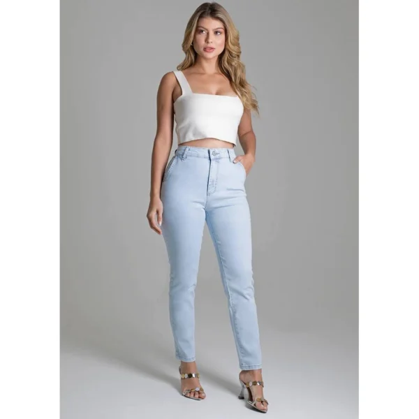 Calça Jeans Reta