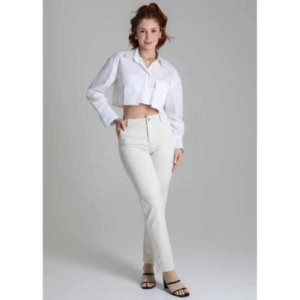 Calça Linho Reta