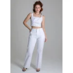 Calça Sarja Reta Petit