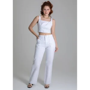 Calça Sarja Reta Petit