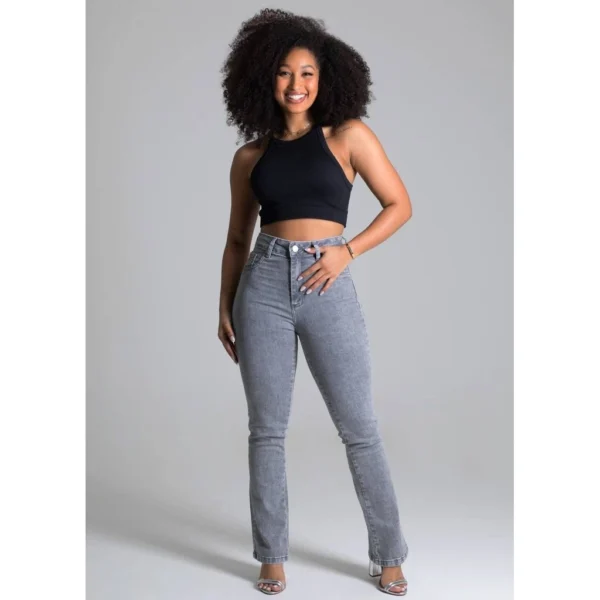Calça Jeans Reta
