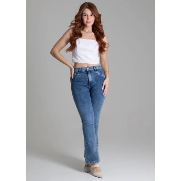 Calça Jeans Boot Cut Petit