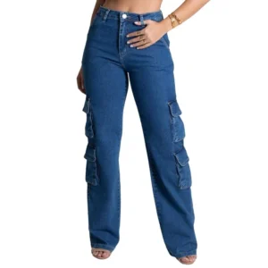 Calça Jeans Wide Leg