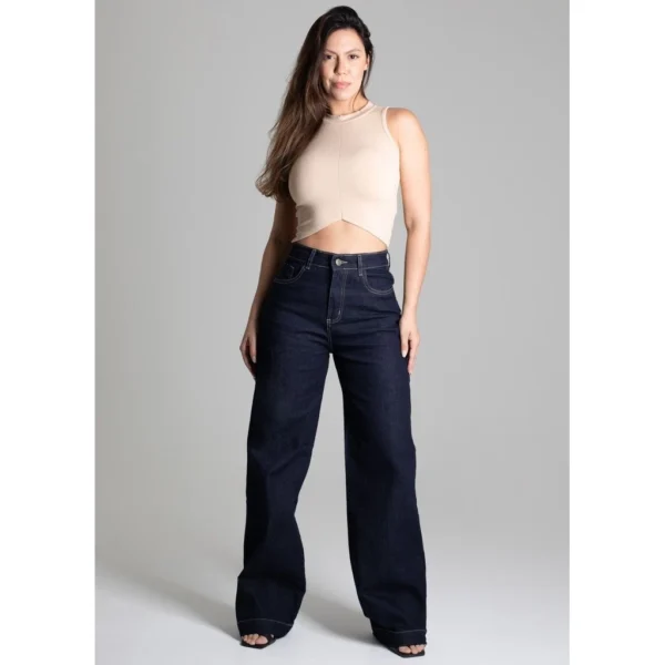 Calça Jeans Wide Leg