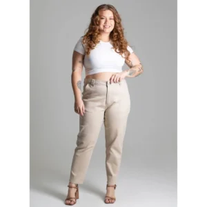 Calça Sarja Plus Size Mom