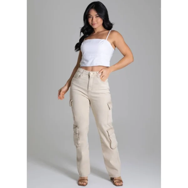 Calça Sarja Reta