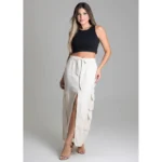 Saia Linho Cargo