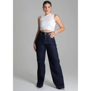 Calça Jeans Wide Leg
