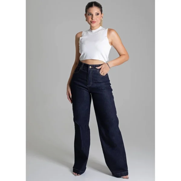 Calça Jeans Wide Leg